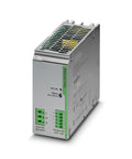 Real Deal Industrial Switching Power Supply For Automation Delivering Steady 24 V DC Output Through Modular Layout built with metal casing.