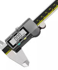 Beast 6 Inch Digital Caliper With Absolute Encoder, High Precision 0.01mm Resolution, 200mm Stainless Steel Electronic Measuring Tool For Machining, Woodworking, Automotive, And DIY Projects close-up display