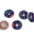 Pro Grade Desoldering Wick Copper Solder Removal Tool 5 Pack shown with spools detailing sizes and labels for precise PCB repair.