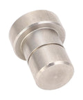 Close-up of a Stainless Steel Bench Dogs 20mm, part of a set of 4 for workbench clamping and precise positioning on woodworking tables.