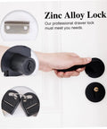 Premium Zinc Alloy File Cabinet Lock Replacement Cam Key Set For Locking Desk Drawers Office Files And Storage Boxes With Two Keys Tough Build Slide On Fit keeps your stuff secure with included keys and lock.