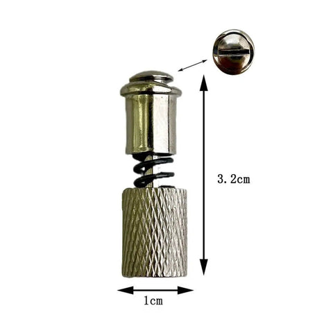 Must Have Easy Install Presser Foot Screw Clamp Replacement Part For Sewing Machines Quick Change Metal Spring Clamp Industrial Grade Spare Tool Instantly Swap Presser Foot, 3.2cm x 1cm