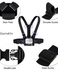 All In One Universal Action Camera Head Strap And Chest Harness Mount Kit For GoPro And Most Sports Cams Like AKASO Brave 4 7 LE V50X