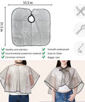18 Piece At Home Hair Dye Kit with cape, measurements 33.5 x 31.5 inches, corrosion resistant and waterproof features