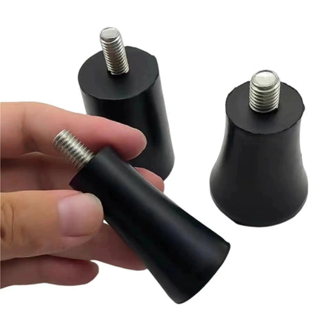 40Pcs Adjustable Feet Pads Set M6 M8 Anti Slip Rubber Leveling Feet for Furniture and Chairs with threaded metal tip