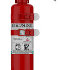 Killer Quality Heavy Duty 2.5 Lbs Halotron I Class B And C Fire Extinguisher Pack Of Two with steel valve and safety pin.