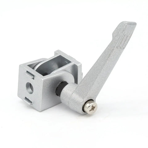 Zinc Alloy Die Cast Right Angle Pivot Joint Connector For 2020 Series V T Slot Aluminum Extrusion Profiles Dope Durability Built To Last Silver Finish, 20mm