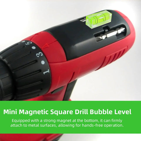 9 Piece Mini Magnetic Square Bubble Spirit Level Set Offering Dead Center Precision For Phonograph Turntables Camera Tripods Drills And Home Repair Jobs Every Time