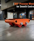 6000 Kg Capacity Industrial Moving Skates Four Pack Beefy Heavy Duty Machinery Dollies With 360 Degree Swivel Wheels