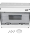 IP65 Waterproof Distribution Box With Transparent ABS Cover, Rugged Electrical Enclosure for Control Panels and Industrial Factories