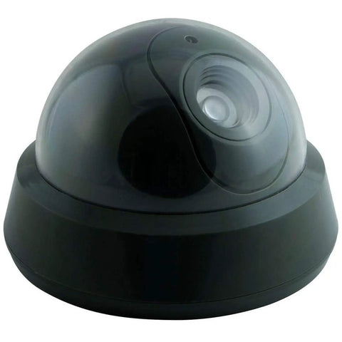 Outdoor Dummy Security Camera Kit Pack Of 4 With Wireless Dome Design Realistic Look Flashing Red LED Motion Light