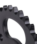 Close-up of black 420 Chain 37 Tooth 58mm Inner Diameter Rear Drive Sprocket Cog for Taotao SSR Coolster Apollo CRF Thumpstar Pit PRO