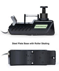 Beefy Electric 15 Ton Car Jack With LED Light 12V DC Hydraulic Floor Jack Kit side and base view for RVs Vans Trucks