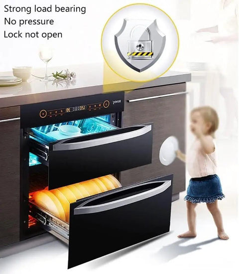 Professional Grade Top Tier Heavy Duty Lockable Full Extension Drawer Slides Ball Bearing Side Mounted Tracks Cold Rolled Steel Zinc Plated Smooth Glide Supports 500 Lbs 10 Pairs in kitchen with drawers partially open.