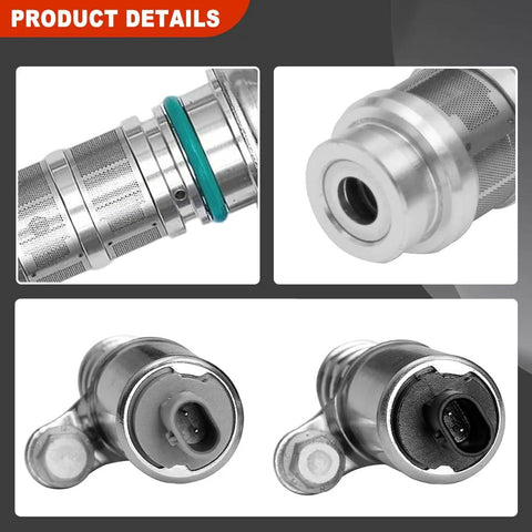 Plug-And-Play Intake And Exhaust Camshaft Position Actuator Solenoid Kit For Chevy Malibu Impala Regal Canyon 2.0L 2.5L VVT Upgrade 2013-2017 Models OEM Replacement 12662736 12662737 product details close-up view