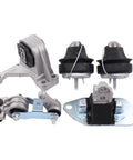 Solid Engine Motor And Transmission Torque Rod Stabilizer Mount Bracket Retain Kit For Volvo S60 V70 XC70 XC90 with bolts and rubber mounts.