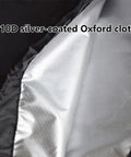 Close-up of silver-coated 210D Oxford cloth used in Porch Swing Canopy Replacement Cover 75x47 or 84x48 Inches.
