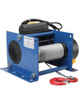 Top Tier Micro Electric Hoist Winch With Powerful 110V Motor For Garage And Factory Heavy Lifting Tasks That Handle The Toughest Jobs Around Town With Ease, showing motor and steel cable.