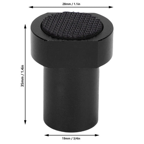 19mm Aluminum Bench Dog With Non Slip Round Clamping Pad For Woodworking On MFT Tables, Heavy Duty Workbench Stop