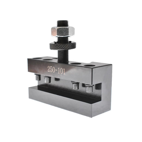 AXA 250-101 tool holder from Six Piece Lathe Tool Post Set With Piston Type Quick Change Beefy Kit, black steel construction