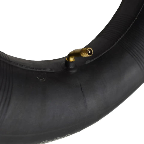 Heavy Duty Inner Tube For 4.80 4.00 8 Tires With TR87 Bent Valve Stem Built Tough For Wheelbarrows Go Karts ATVs 1 Pack, close-up view