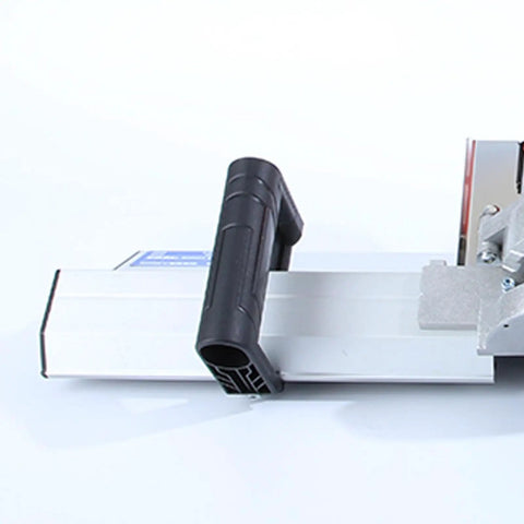 Close-up view of the handle on the Heavy Duty Electric Tile Bevel Cutter With 1200W Motor At 13000RPM for precise cuts.