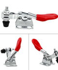 Six Piece Push Pull Toggle Clamp Set With Horizontal Quick Release Self Locking Linkage Beefy Downward Pressure And Steady Clamping Power
