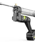 Electric Grease Gun For Industrial Use And Auto Maintenance, Pro Grade 24V Lithium Battery, dual power mode, side view