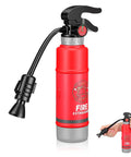 Realistic Water Squirt Fire Extinguisher Toy For Kids Pretend Play Durable Plastic shown with hand pump and nozzle.