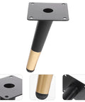 Modern Black Iron Furniture Legs Set Of 4 For DIY Projects Stable And Secure Replacement Table And Dresser Legs
