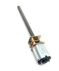 Premium DC 12V Miniature Gear Reducer Motor With Smooth Adjustable RPM Settings For Automotive Robot Projects And DIY Builds, showing a close-up view.