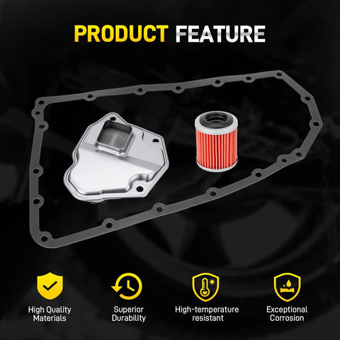 CVT Transmission Filter Oil Pan Gasket Kit With 20 Holes For JF011E RE0F10A RE0F10B CVT Transmissions Compatible With Rogue Sentra