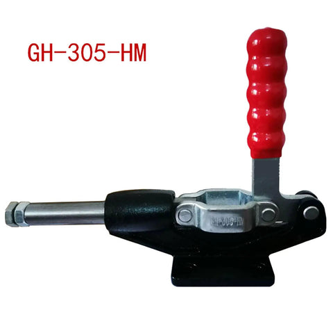 Heavy Duty Push Pull Quick Clamp Toggle Fixture Tooling Vise, GH-305-HM, ideal for woodworking and metal fabrication tasks.