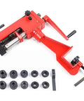 7 Inch Manual Bead Roller For Metal Bending, 22 Gauge Capacity, 6 Die Sets And Gearings, Built Tough Cast Steel Beading Tool