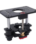Slick Ride Router Table Dynamic Lifting System Kit crafted from heavy duty aluminum alloy insert plate with adjustable height mechanism.