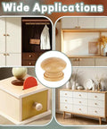 Pack Of Fifty Unfinished Wood Drawer Knobs In Classic Mushroom Shape One Inch Cabinet Handles and Furniture Pulls on furniture