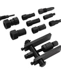 Heavy Duty Motorcycle Internal Bearing Puller Tool Kit 10 Pcs Fits All Bikes black steel removal set for engine bearing repair