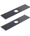 8 Inch Edger Blades 2 Pack Replacement For Lawn Edger Compatible With Greenworks ED48L4410 ED40L410 ED40L00 ED80L00 Models Built To Last Pro Grade Steel For Sharp Clean Edges On Your Lawn, showing two flat steel blades with center holes.