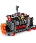 Rugged 6 Speed Gearbox Building Blocks Kit For Tech Vehicle Gear Shifting And Trendy Ornaments Gift Idea For DIY MOC Fans