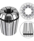 Heavy Duty ER40 Collet Set From 3mm To 26mm With Super Precision Spring Chuck For CNC Milling Lathe Tools And Spindle Motors, 9/16 inch size shown.
