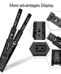 Heavy Duty Full Extension Drawer Slides With Silky Smooth Quiet Glide Built From Tough Zinc Coated Steel for reliable cabinetry.