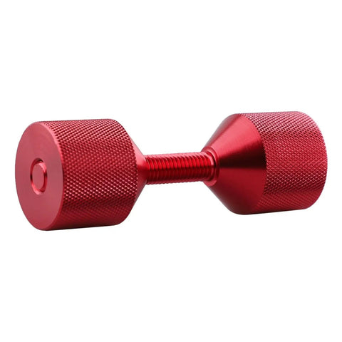 Premium 4 Pack Aluminum 2 Hole Flange Pins Plus Detachable Double Hole Alignment Tools For Heavy Duty Mechanical Assembly and Precision Fixing Jobs, red aluminum flange pin.