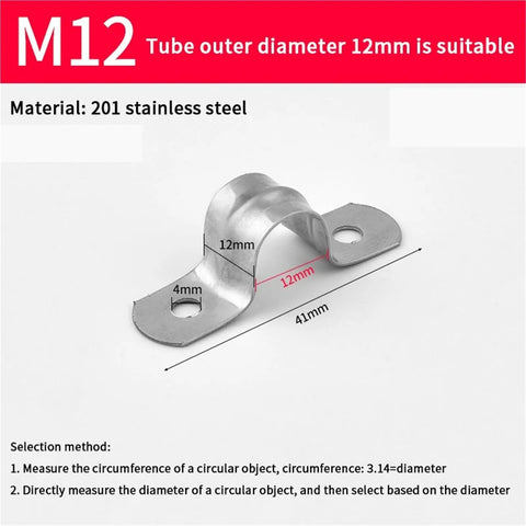 Heavy Duty 60 Piece Stainless Steel U Shaped Pipe Clamps Built Tough Conduit Brackets Secure Round Piping With A Locked In Grip For Daily Job Site Work And Shop Assembly