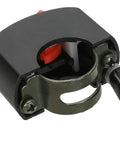 Mini Bike Kill Switch Seven Eighths Inch On Off Dirt Bike Kill Switch For Predator 212cc with red toggle switch, side view
