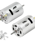 2 Pack 12V DC RV Fan Motor Replacement Kit for Roof Vents and Bathroom Exhaust Fans Compatible With PC PH PR PI-5 Models