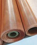 Rolls of 40 Inch Wide Copper Shielding Fabric with Woven Wire Mesh for paint filtering and non magnetic signal screening.