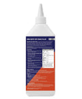 No Sweat Dark Gray Crack Filler For Concrete Repair And Garage Floors With Natural Finish Quick Cure Joint Sealer For Driveway And Patio Patching Busted Concrete Straight Up back label showing instructions and properties.