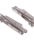 Heavy Duty 80 Degree Sprung Cabinet Door Hinges 2 Piece Set For Lift Up Flap Doors No Fuss Easy Install Stainless Steel Silver Finish