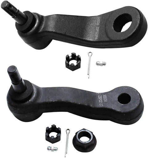 Front Tie Rods Kit For 1999-2006 Chevy Silverado 1500 4WD AWD And Cadillac Escalade, Escalade ESV, EXT, And Avalanche 1500 - 0.71 Inch Thread At Centerlink, 4-Groove Pitman Arm, Heavy-Duty Steering Upgrade