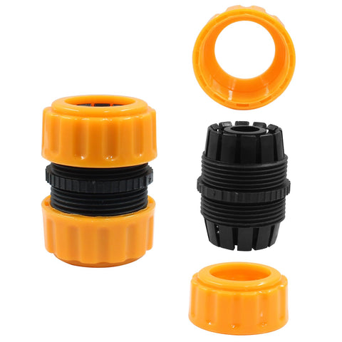 Garden Hose Repair Kit With 5/8 And 3/4 Inch Fittings, Quick Connect Hose Connectors for Leaks And Extender, Easy DIY Irrigation Upgrade